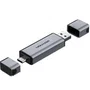Vention Lector de tarjetas externo CLLH0 USB 3.0 y USB Tipo-C Gris